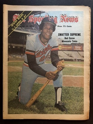The Sporting News: June 29th, 1974 (Rod Carew cover, "Swatter Supreme -- Rod Carew Minnesota...