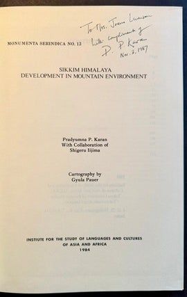 Sikkim Himalaya Development in Mountain Environment