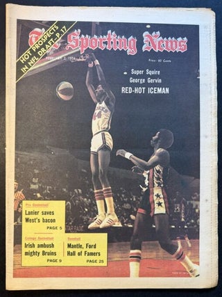 The Sporting News: February 2nd, 1974 (George Gervin cover, "Super Squire George Gervin --...