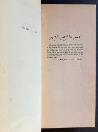 Pilgrimage to Mecca (In the Rare Dustjacket)