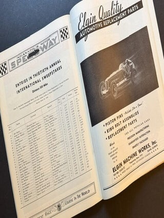 The Official Programs for the 1946 AND 1947 Indianapolis 500 Races (Scorecards Included)