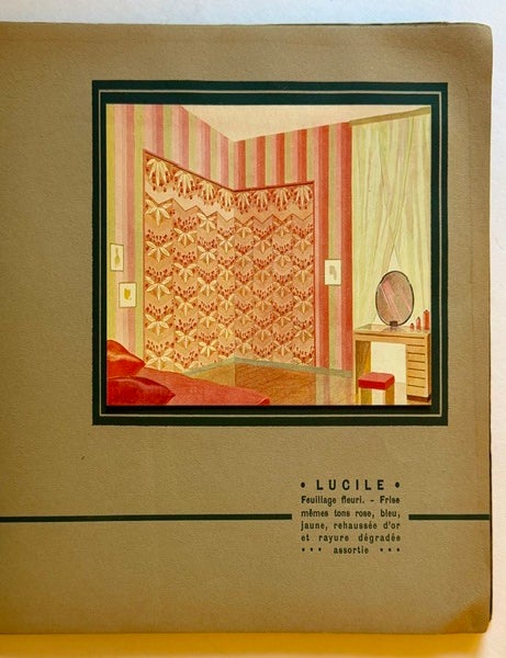Item #26045 Parisian Wallpaper Sample Book