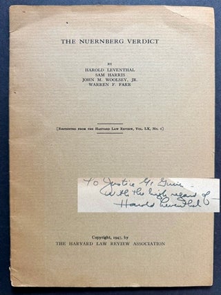 The Nuernberg Verdict