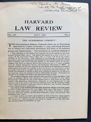 The Nuernberg Verdict