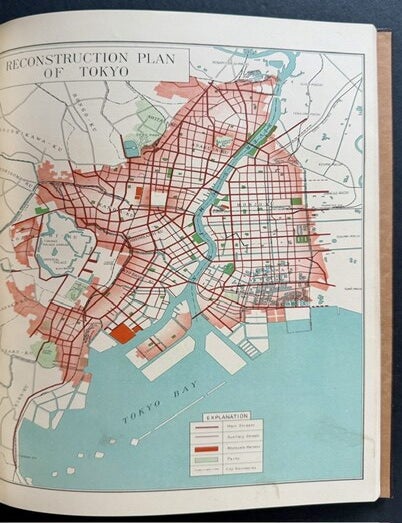 Item #26067 Tokyo: Capital of Japan: Reconstruction Work (1930)