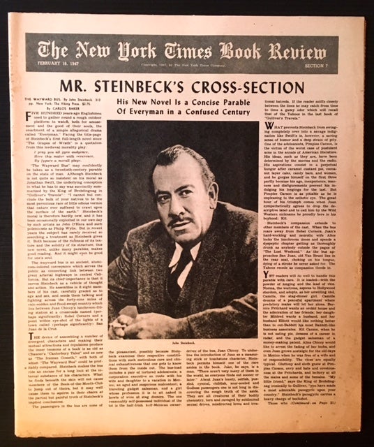 Item #3417 The New York Times Book Review--February 16th, 1947.