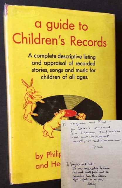 Item #3640 A Guide to Children's Records: A Complete Guide to Recorded Stories, Songs and Music for Children. Philip Eisenberg, Hecky Krasno.