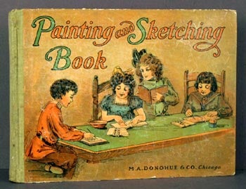 Item #3689 Painting and Sketching Book. F I. Wetherbee.