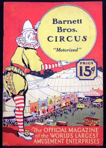 Item #4214 Barnett Bros. Circus "Motorized": The Official Magazine of the World's Largest Amusement Enterprises.