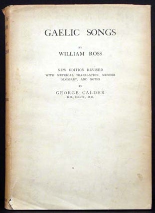 Item #4258 Gaelic Songs. William Ross