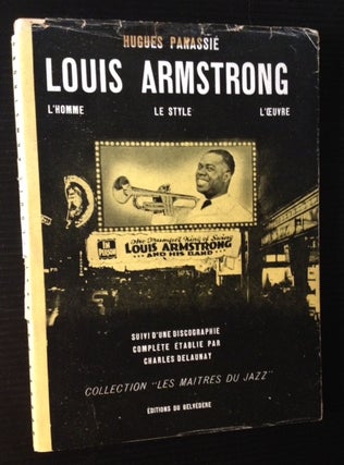 Item #5521 Louis Armstrong. Hugues Panassie