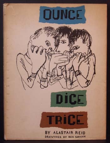 Item #5971 Ounce Dice Trice (Review Copy). Alastair Reid.