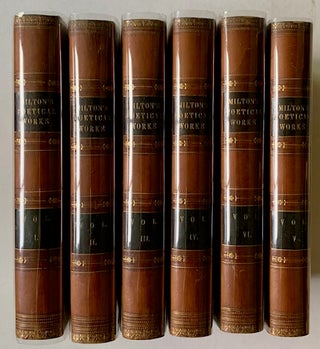 Item #6713 The Poetical Works of John Milton (6 Vols