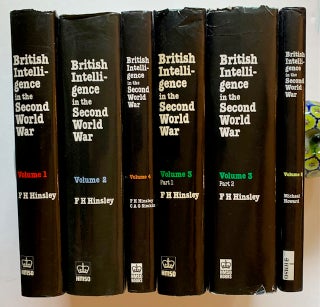 Item #7845 British Intelligence in the Second World War (5 Volumes, in 6 Parts--Complete