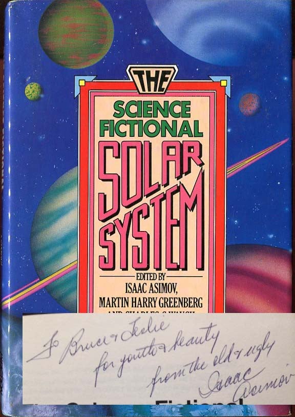 Item #8240 The Science Fiction Solar System. Ed Isaac Asimov.