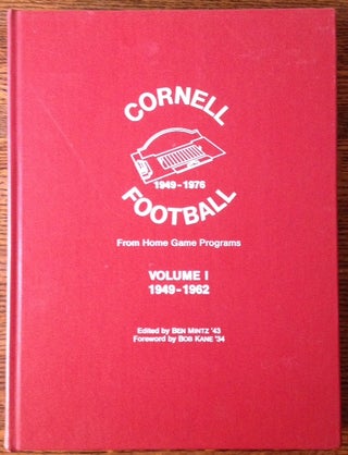 Item #8304 Cornell Football: From Home Game Programs (2 Vols.). Ed Ben Mintz '43
