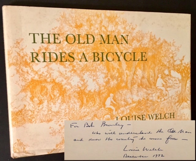 Item #8838 The Old Man Rides a Bicycle. Louise Welch.