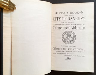 Item #9206 Year Book of the City of Danbury from 1900 and 1901