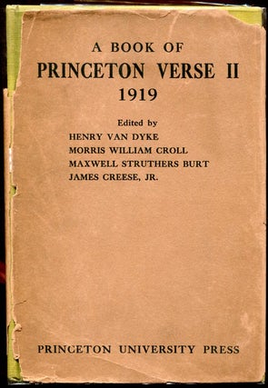 Item #9343 A Book of Princeton Verse II (Fitzgerald's First Appearance in Book Form
