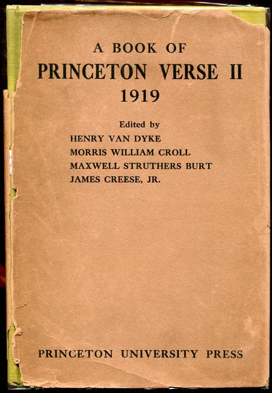 Item #9343 A Book of Princeton Verse II (Fitzgerald's First Appearance in Book Form).