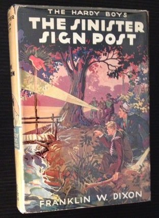 Item #9853 The Sinister Sign Post (The Hardy Boys #15). Franklin W. Dixon